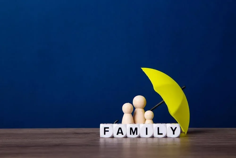 graphic of word family written with beads.webp