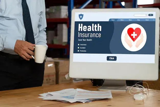 health insurance report on a monitor.webp