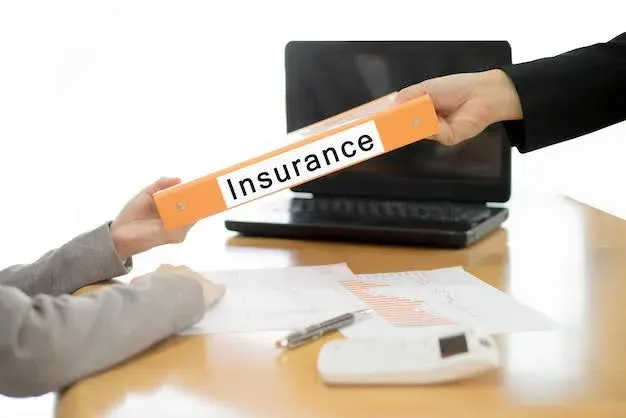 insurance broker providing documents to client.webp
